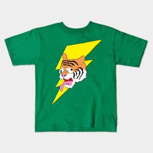 Lightning Tiger Kids T-Shirt